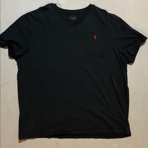 Polo by Ralph Lauren Men's Navy V-Neck T-Shirt